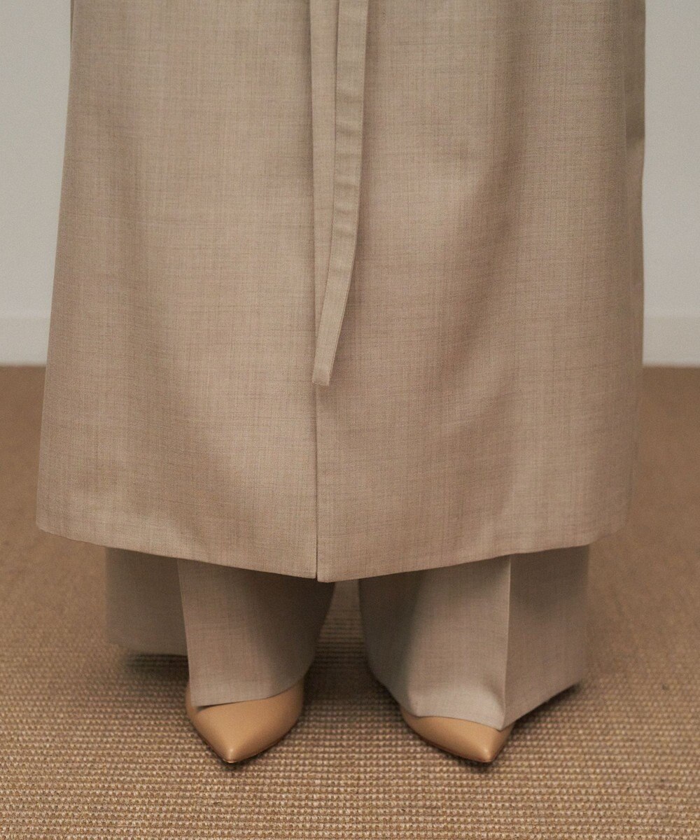 ATON WOOL SILK TWILL | ジレドレス 
