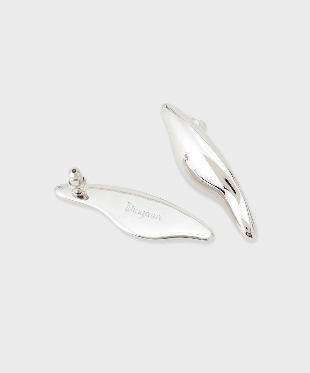 GRACE CONTINENTAL ウェーブメタルピアス 