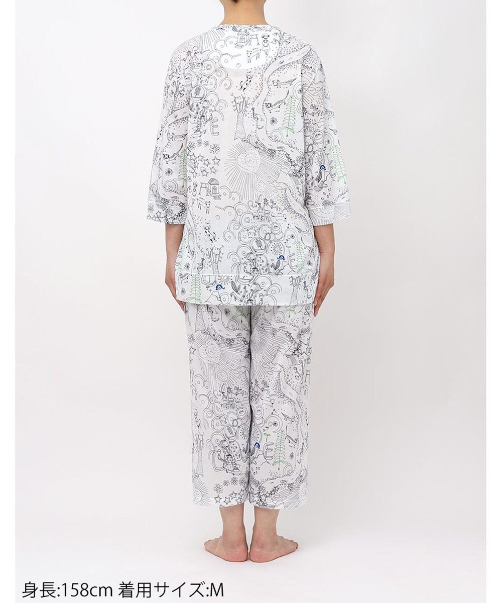 tsumori chisato SLEEP ツモリチサト パジャマ 綿100%(本体) 天竺素材 7分袖 長袖 8分丈 レディース UDT216 /ワコール 