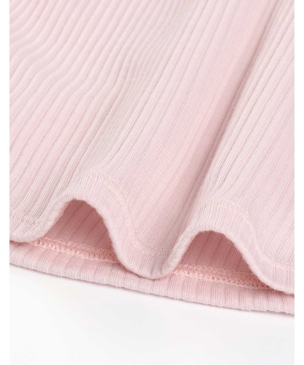 une nana cool 綿100%生地使用 リブ編みコットン タンクトップ 