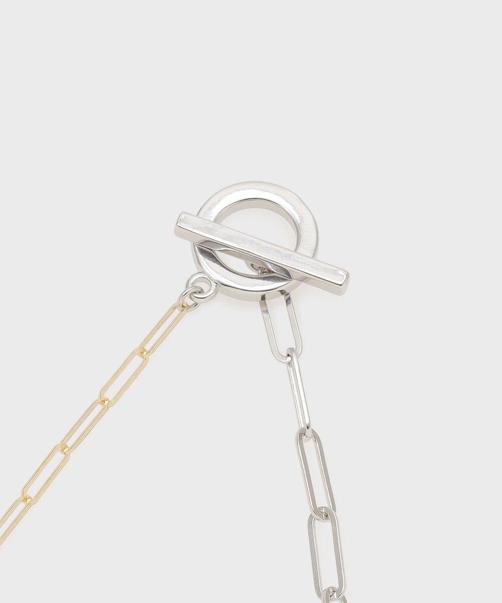 GRACE CONTINENTAL バイカラーロングネックレス 