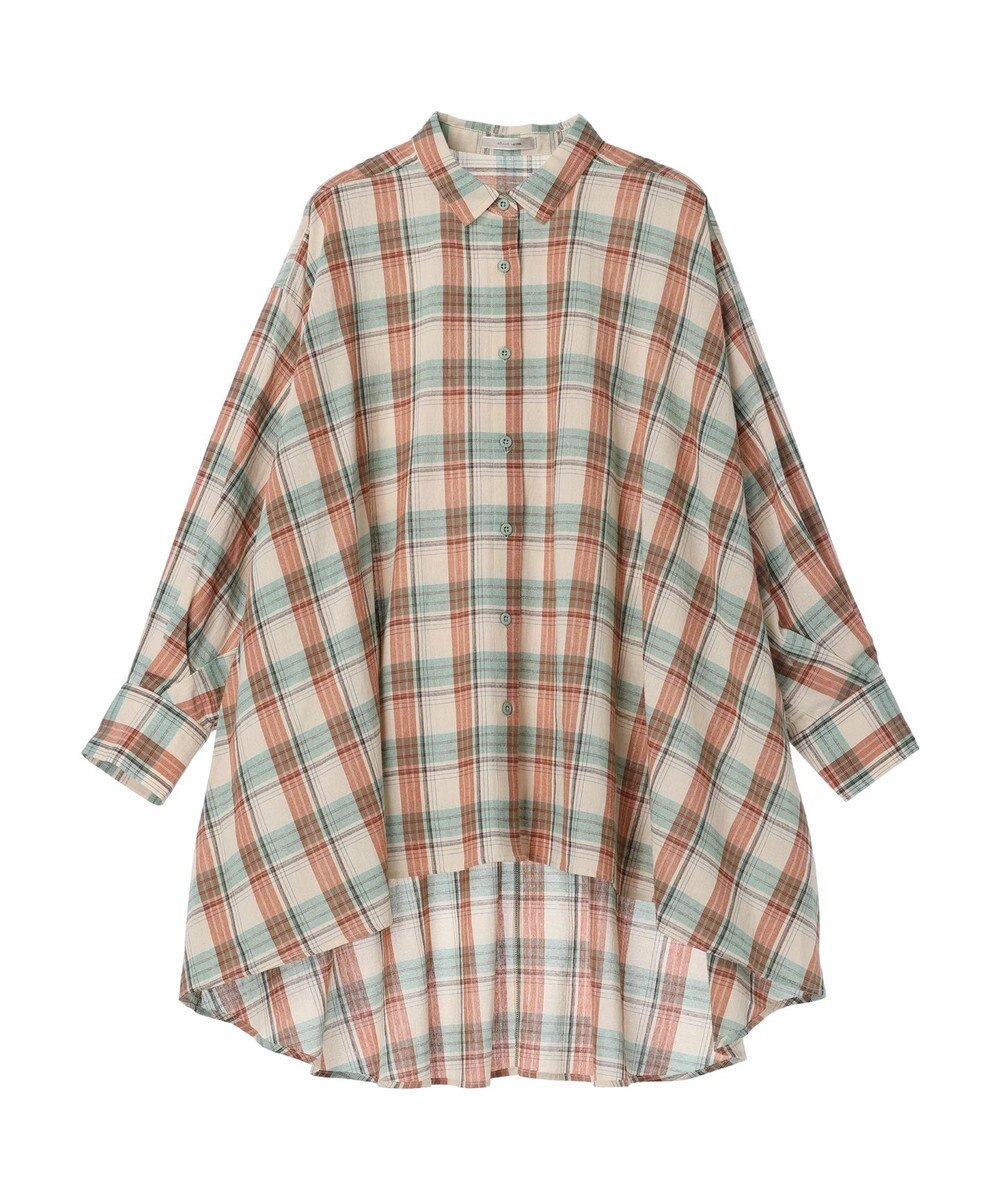 CRAFT STANDARD BOUTIQUE チェックフィッシュテールチュニック 