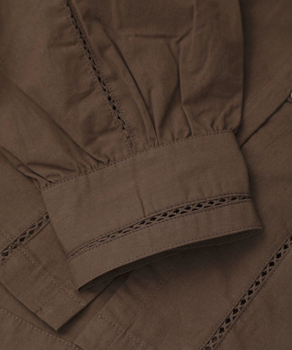 CRAFT STANDARD BOUTIQUE 梯子レースフード付きブラウス 