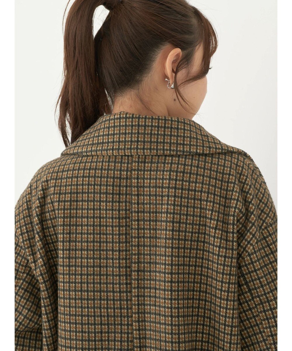 earth music&ecology ステンカラーコート（チェック） 