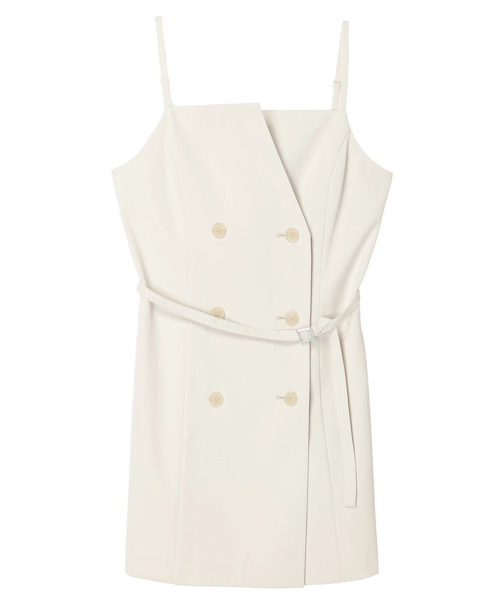 earth music&ecology トレンチ風キャミミニワンピース 