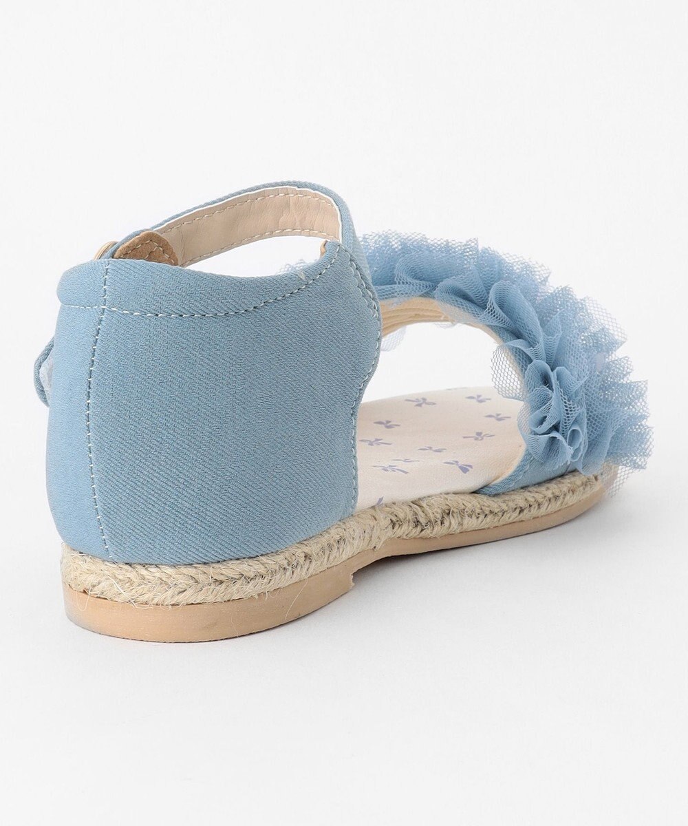 ANY KIDS チュールフリル サンダル 