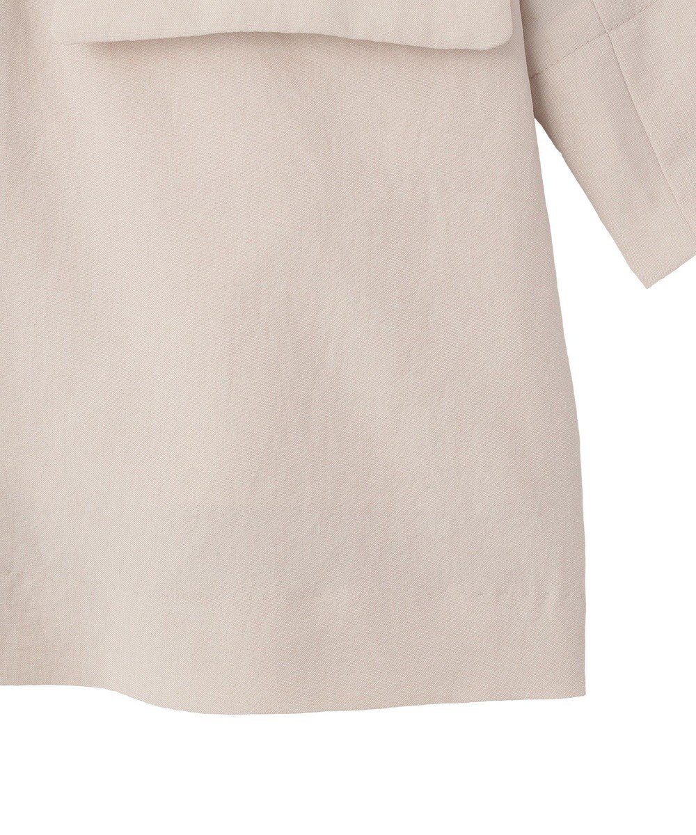 YECCA VECCA マシンウォッシャブルリネンライクジャケット 