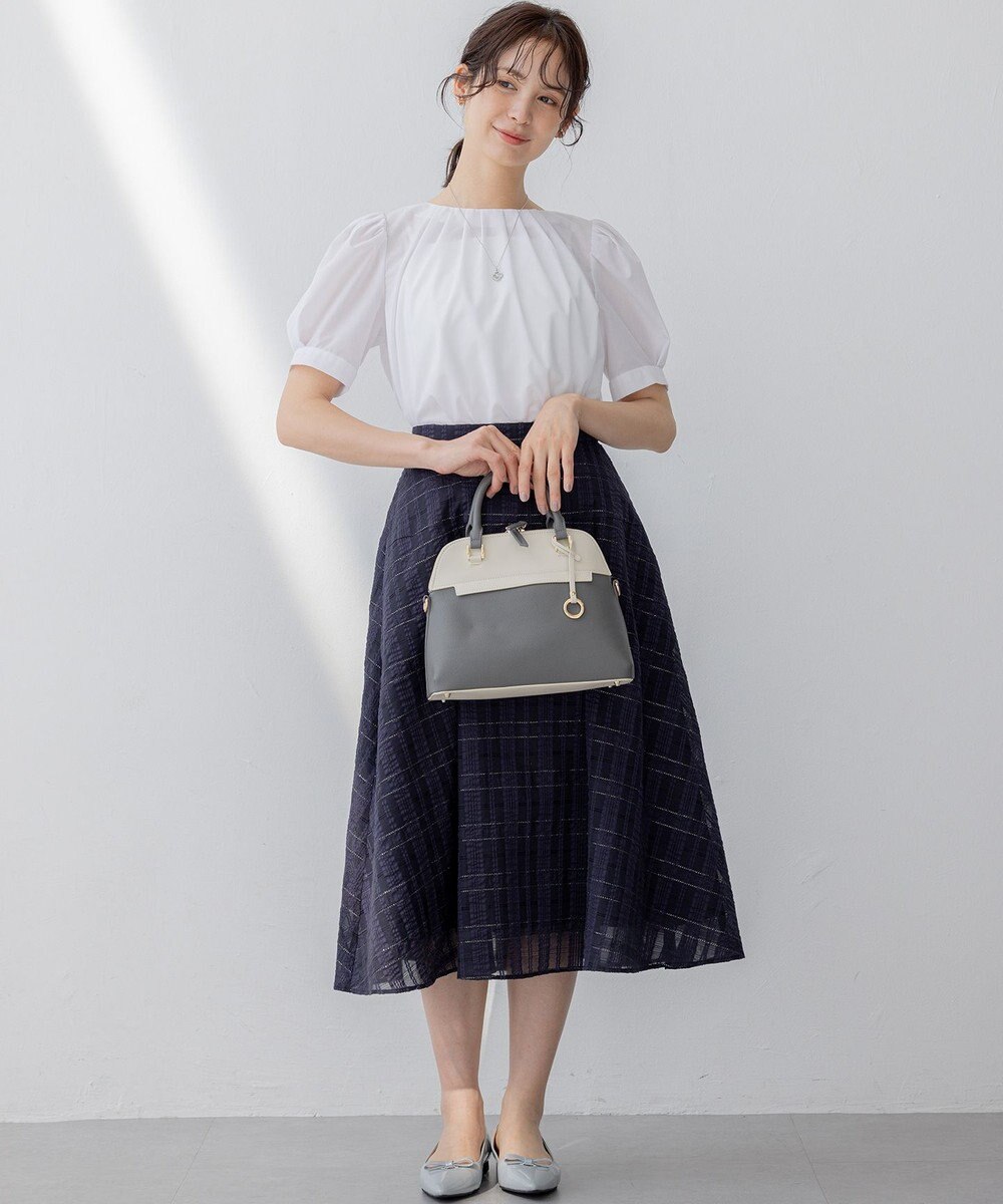 組曲 S ラメシアーチェック スカート 