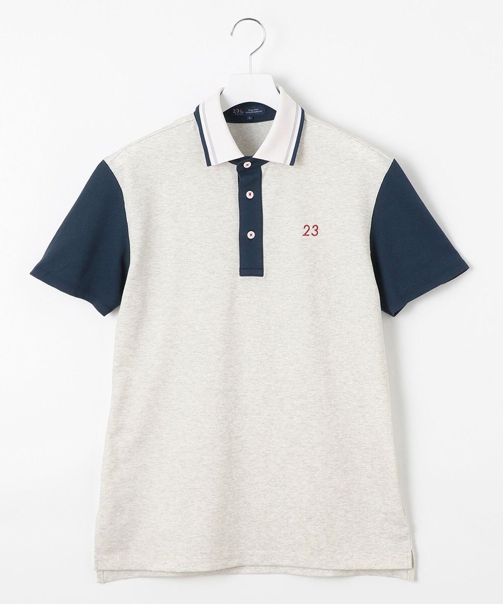 23区GOLF 【MEN】【吸水速乾/UVカット】ベーシック ポロシャツ 