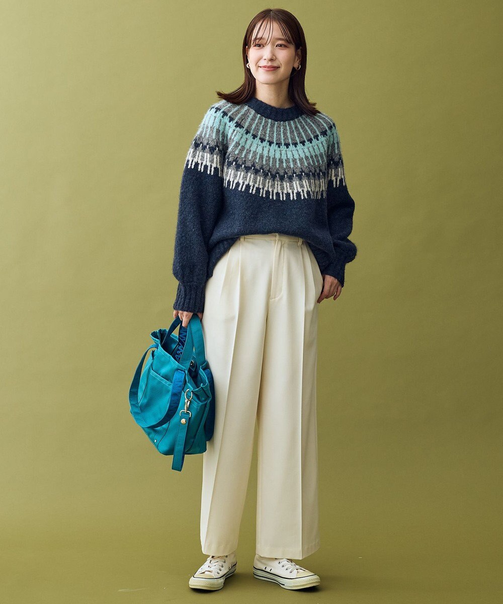 ANY ノルディックパターンニット 