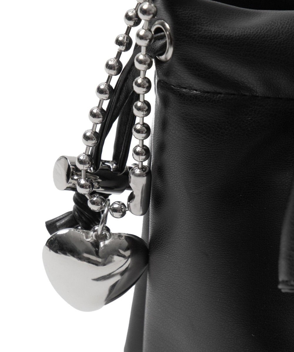 WEGO チャーム付きハトメリボンショルダー 