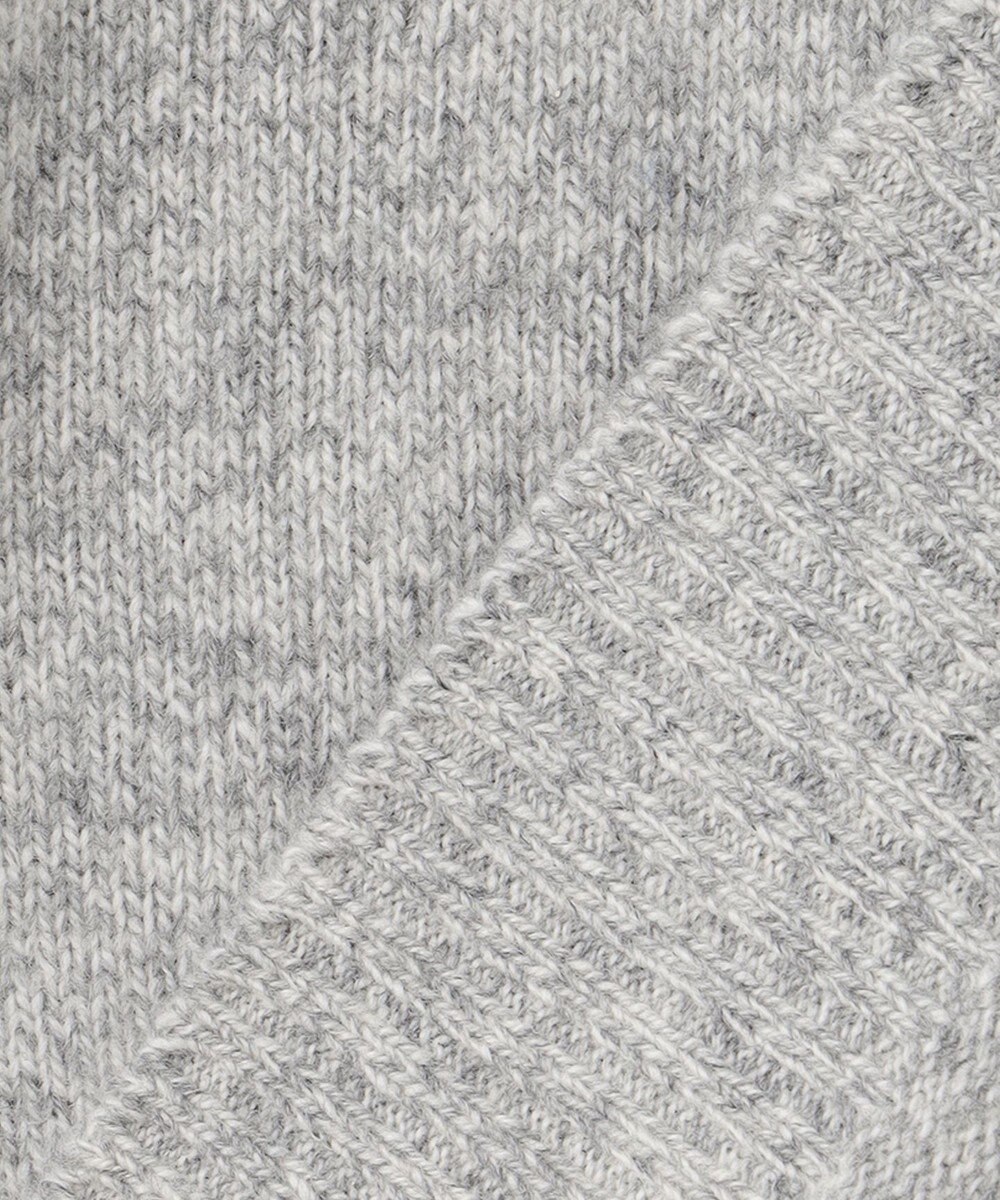 J.PRESS MEN 【Cash Lamb's Wool】ケーブルハーフジップ ニット 