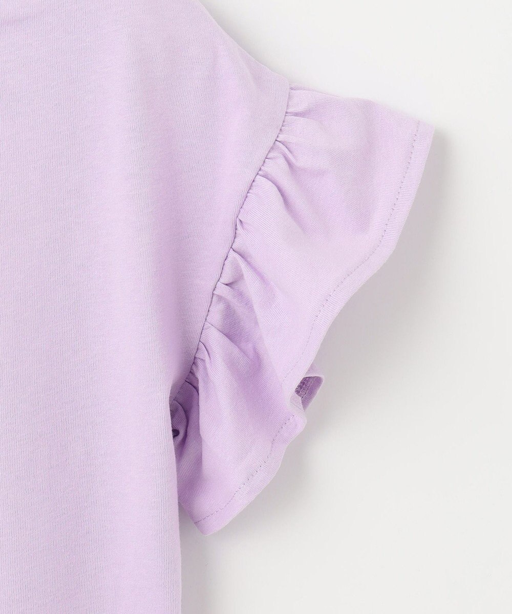 ANY KIDS 袖フリル エモプリント Ｔシャツ 