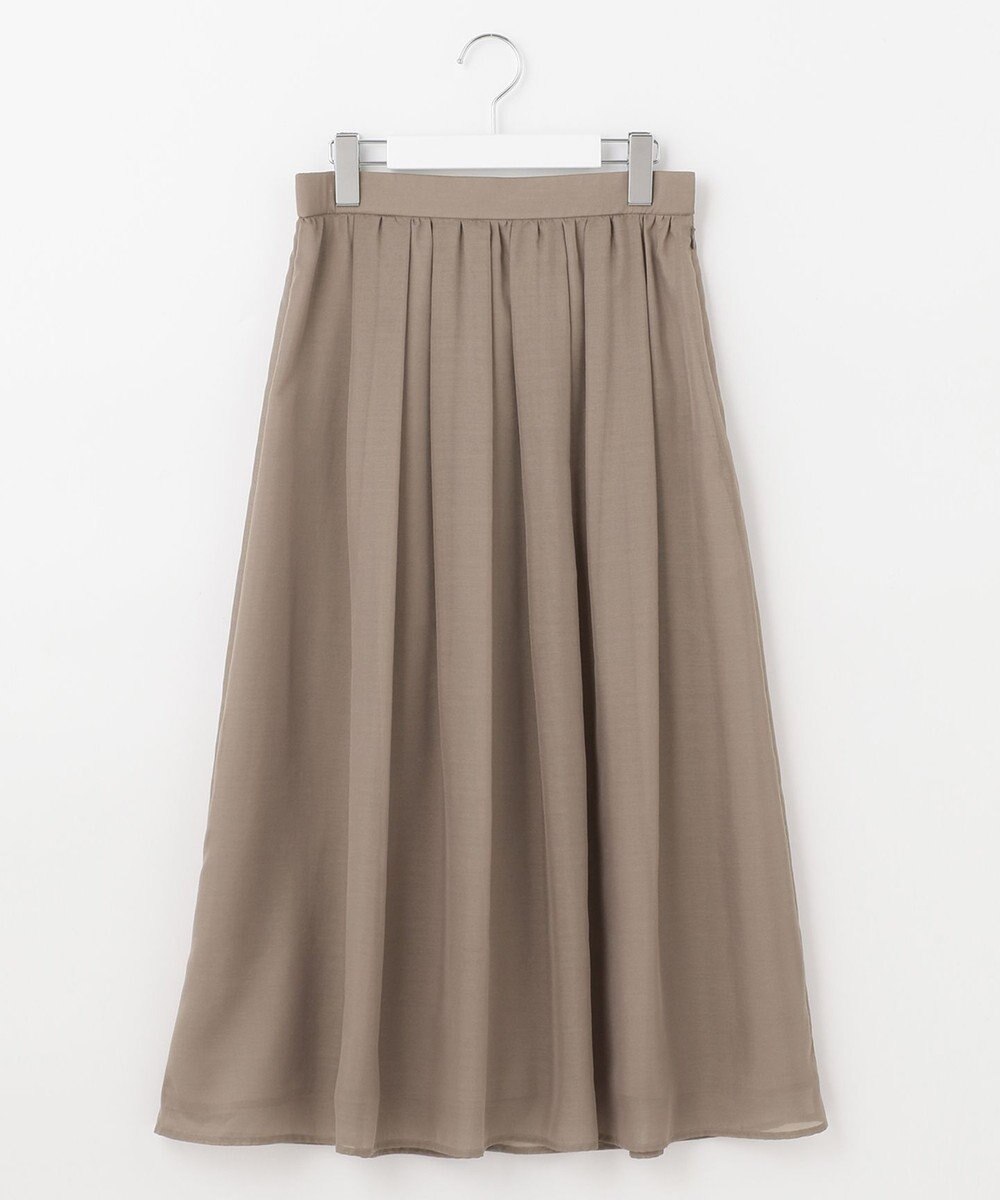 J.PRESS LADIES 【洗える】ブライトスパンボイルAタック スカート 