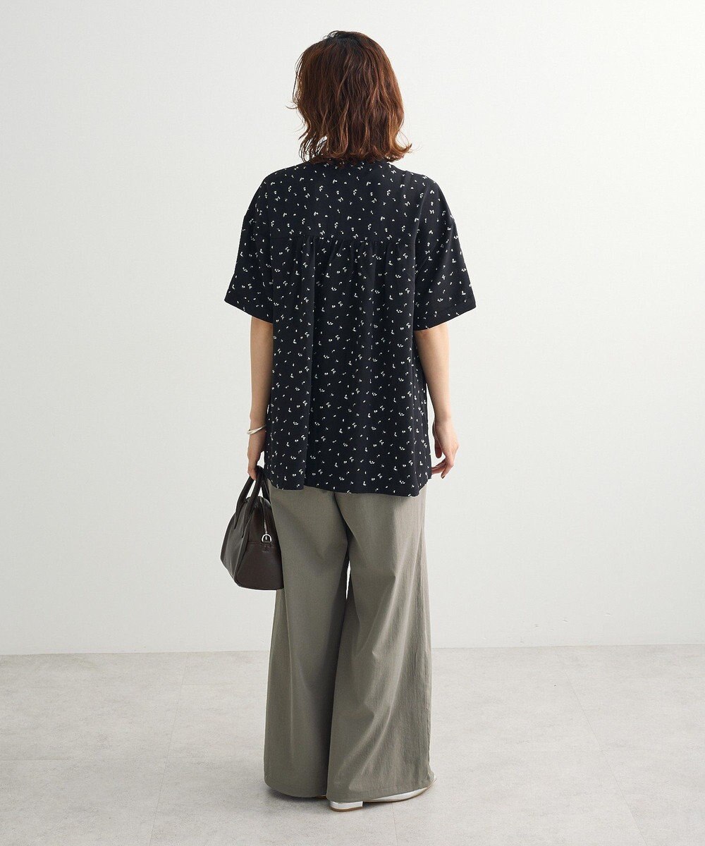 Green Parks マジョリカプリーツスキッパーブラウス 