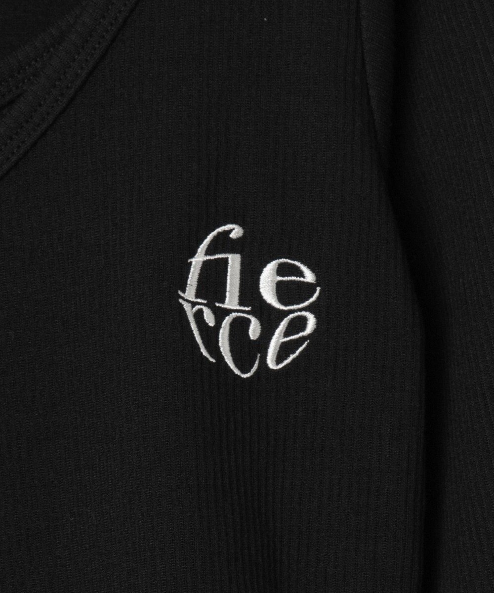 WEGO 【2点SET】ワンポイント刺繍キャミセットカーデ 