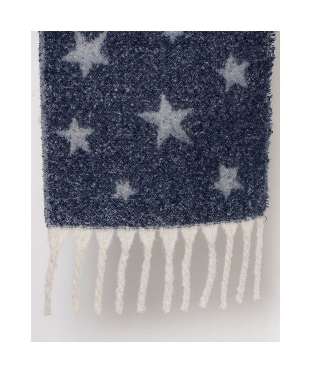 UNBILLION カシュネ cache nez / リサイクルポリ星柄ジャカードストール 