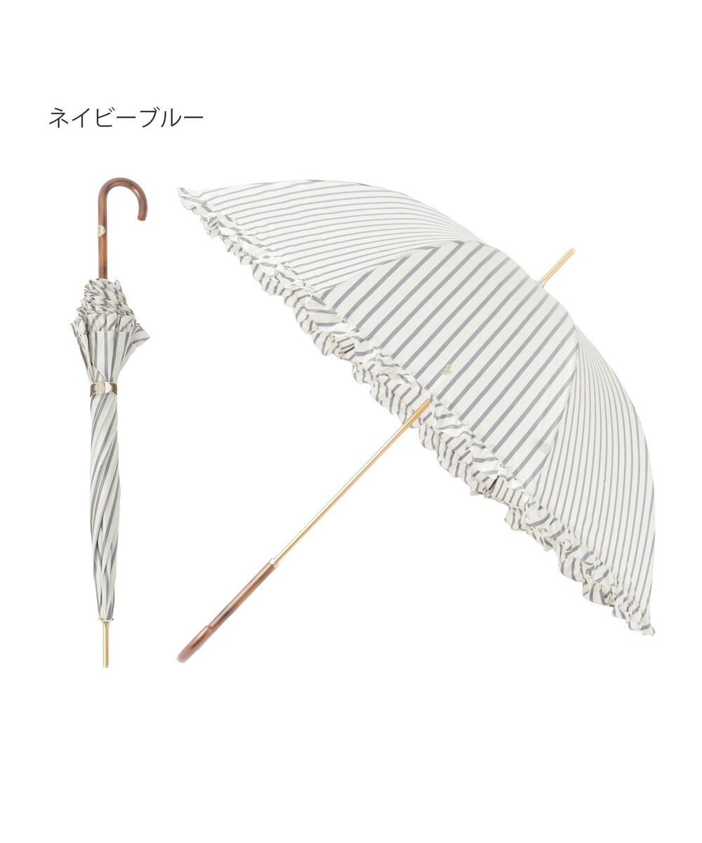 MOONBAT POLO RALPH LAUREN（ポロ ラルフローレン） 長傘 ストライプ×フリル 