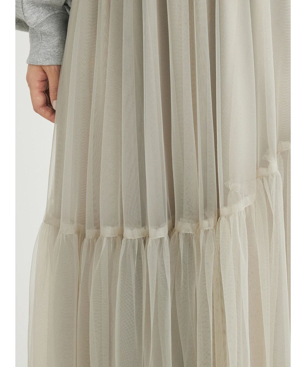 Green Parks ・ＥＬＥＮＣＡＲＥ　ＤＵＥ　チュールティアードスカート 