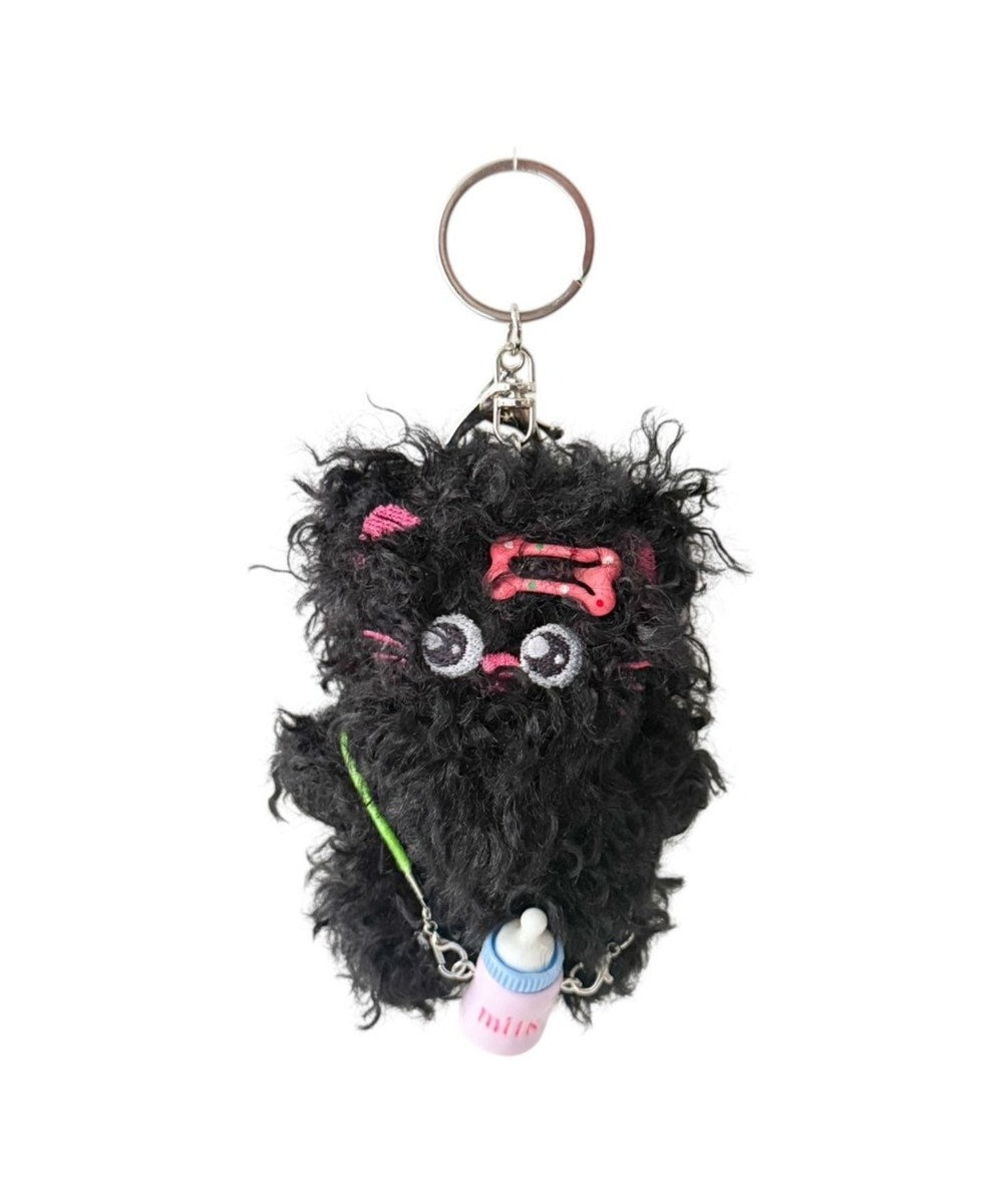 WEGO もさもさcatぬいぐるみキーホルダー 