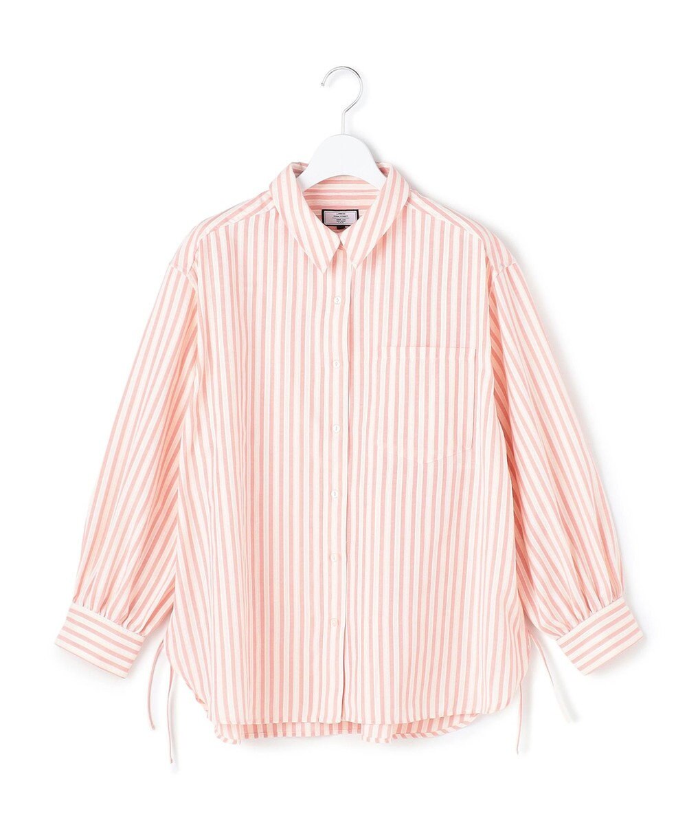 J.PRESS YORK STREET 【WOMEN】サイドドローストリング シャツブラウス 