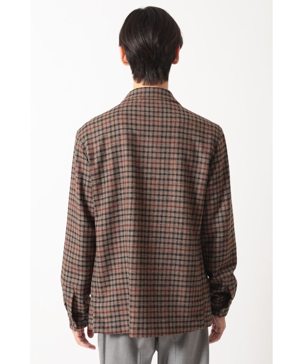 DAKS ハウスツイード テーラード オーバーシャツ 