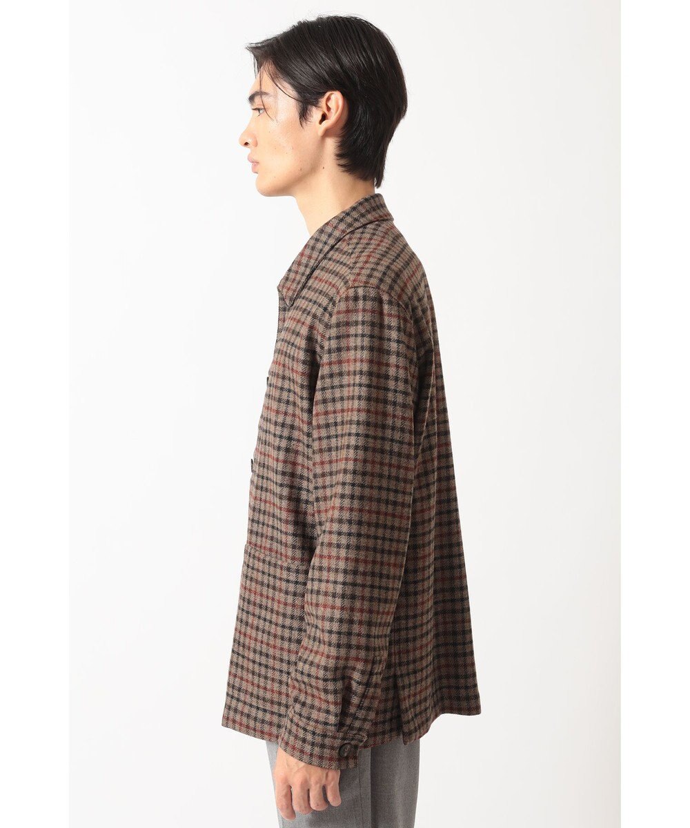 DAKS ハウスツイード テーラード オーバーシャツ 