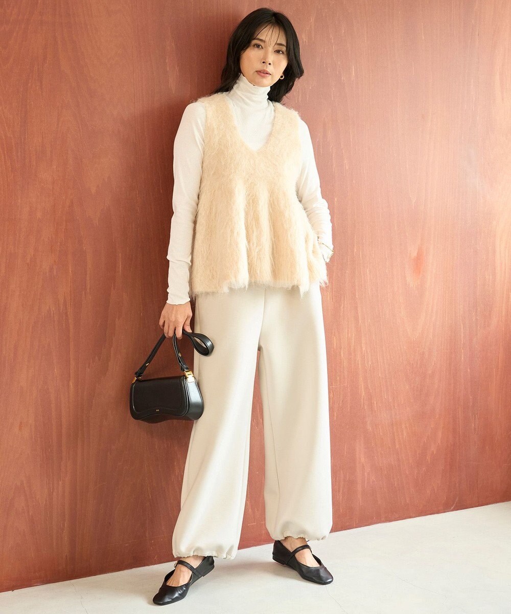 UNFILO L 【野呂佳代さん着用】BEAUTY FORM JERSEY イージーパンツ 