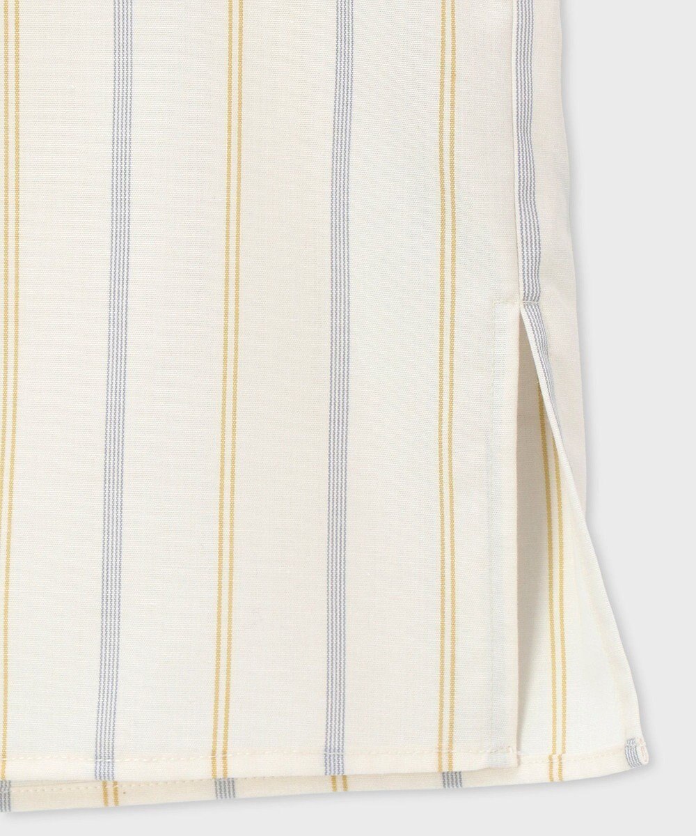 Paul Smith ストライプギャザースリーブ ブラウス 