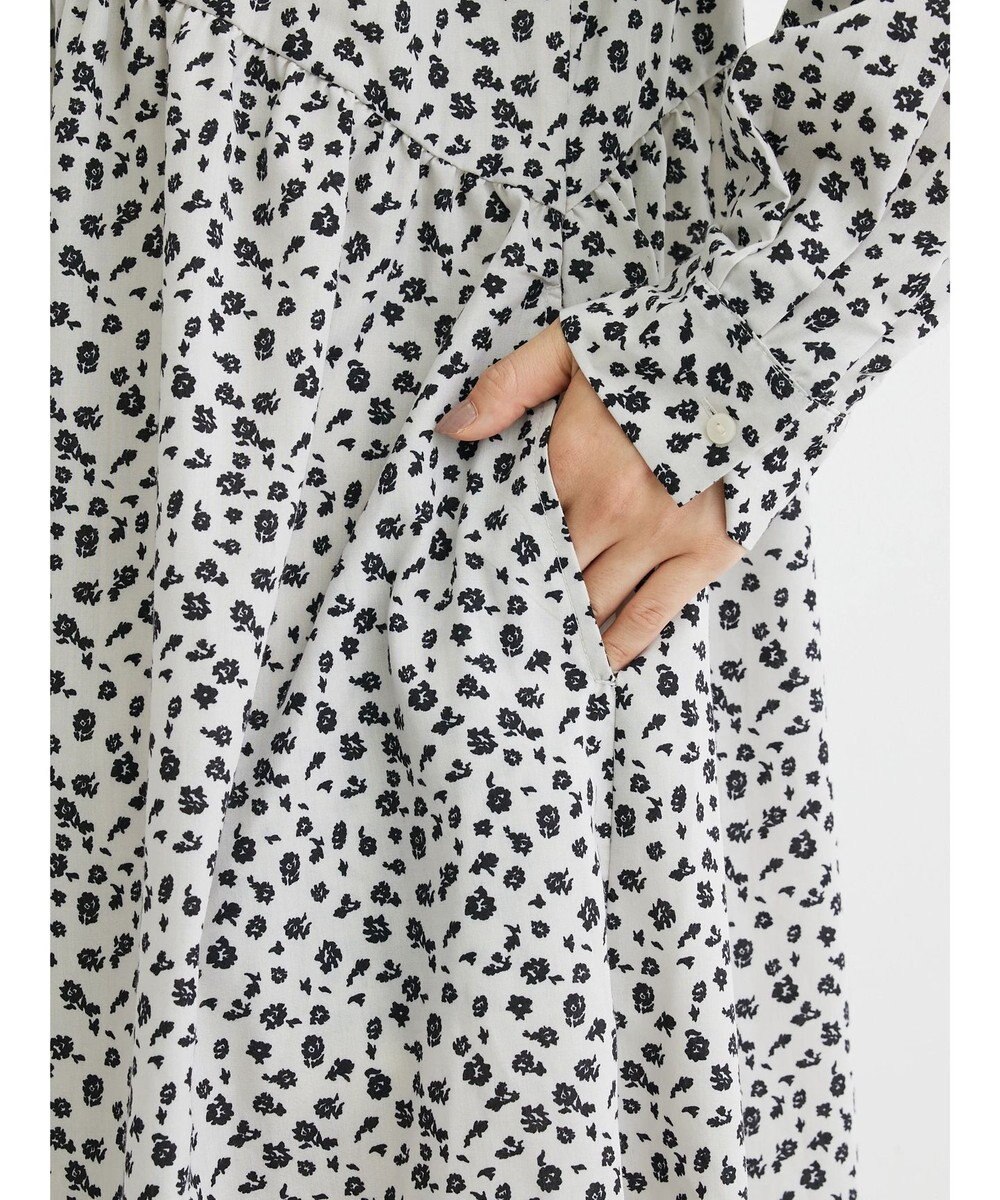 Green Parks ２ｗａｙ小花柄ギャザーシャツワンピース 