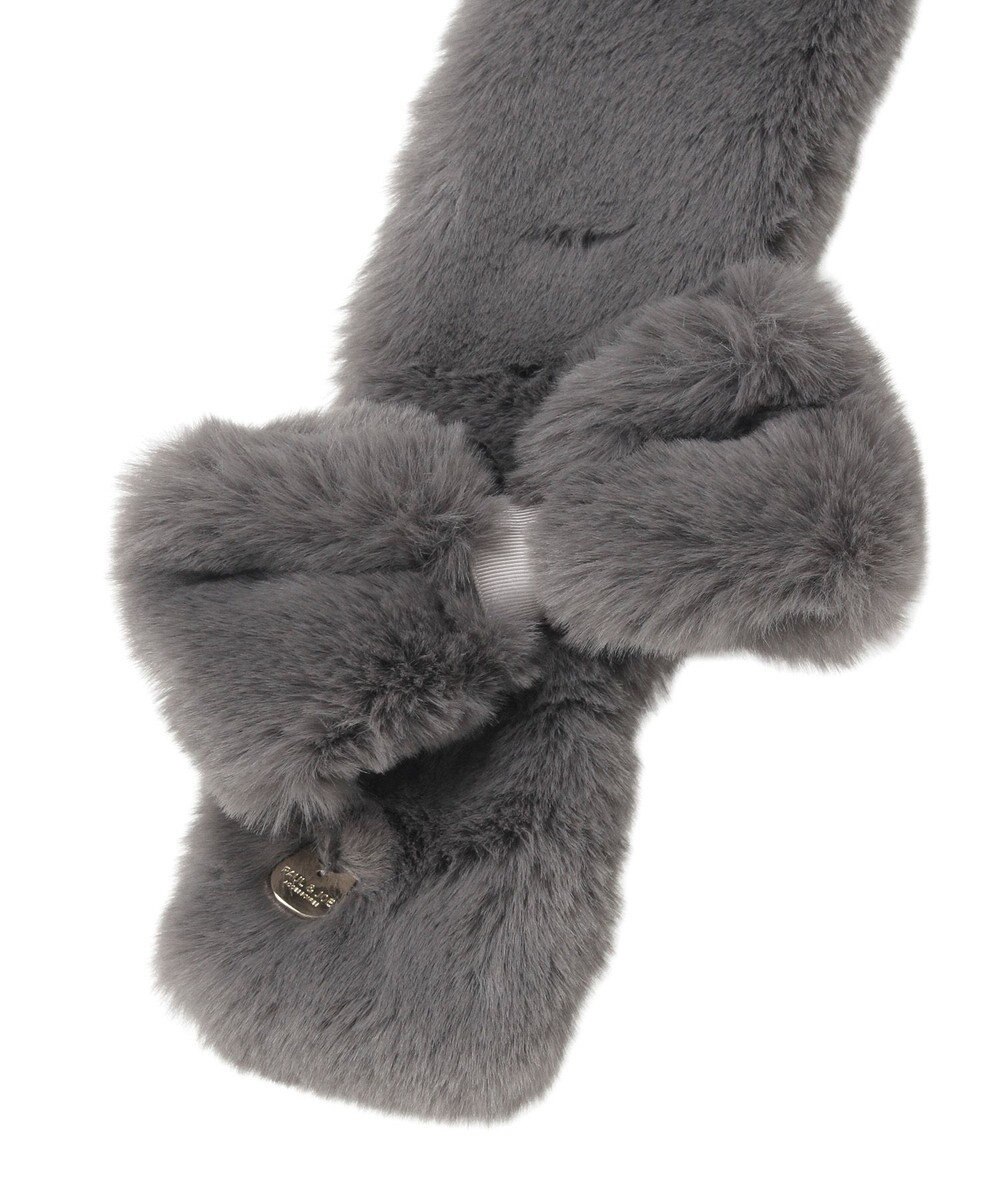 MOONBAT 【新色追加】PAUL & JOE ACCESSOIRES フェイクファーリボンマフラー 