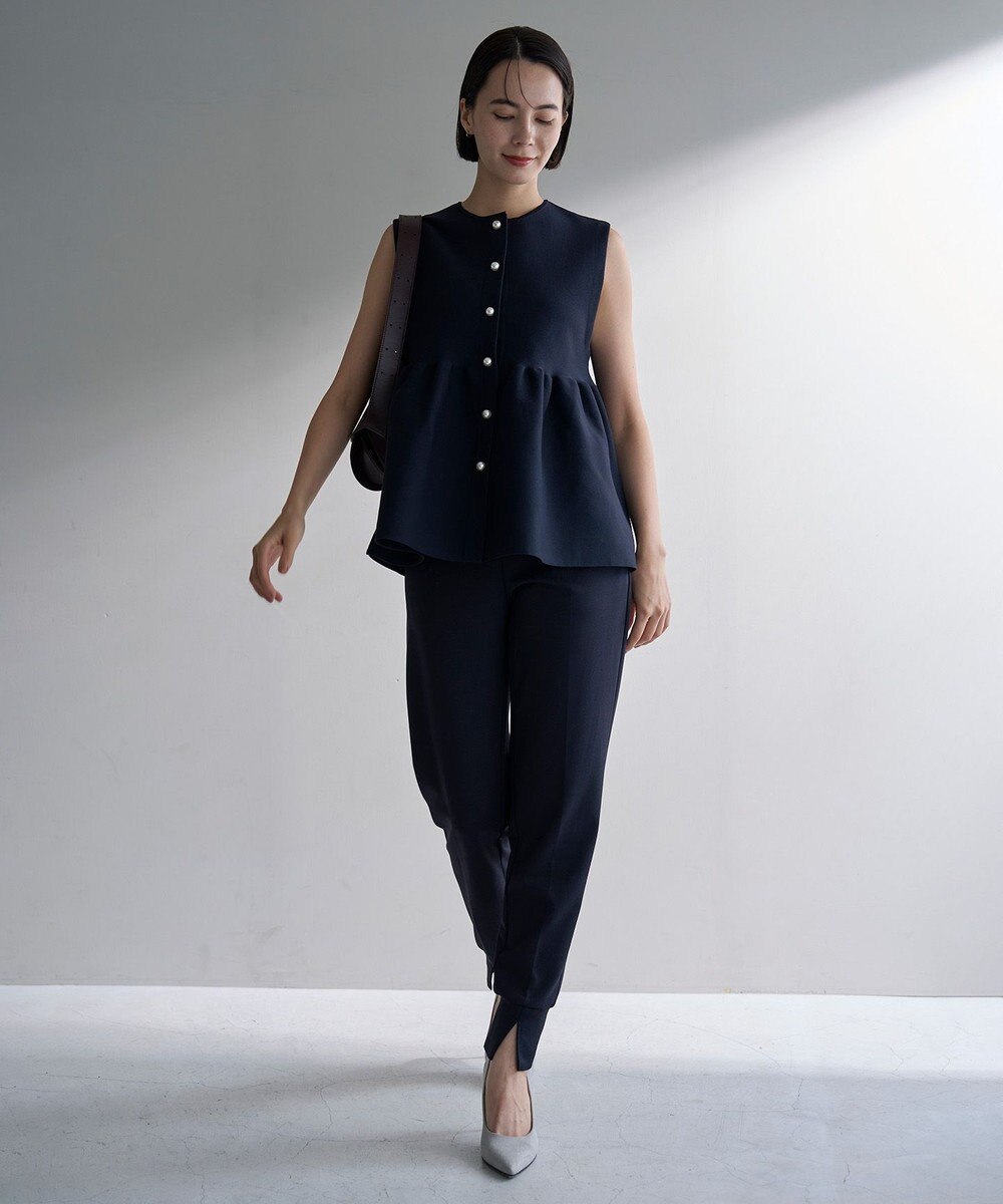 UNFILO 【VERY×UNFILOコラボ】2WAY ペプラムジレ 