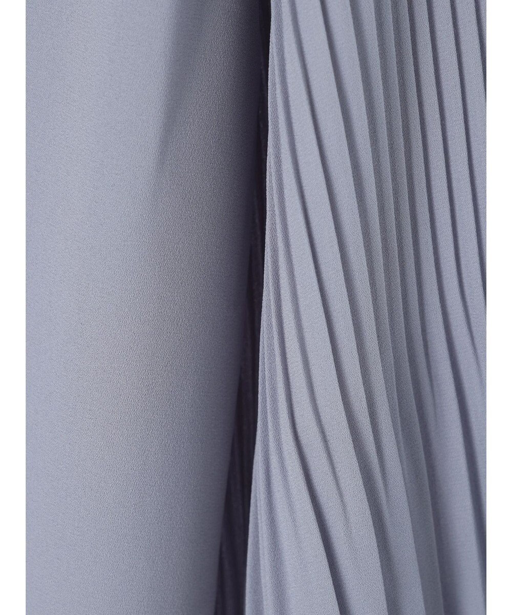 Green Parks 袖プリーツ衿付きブラウス 