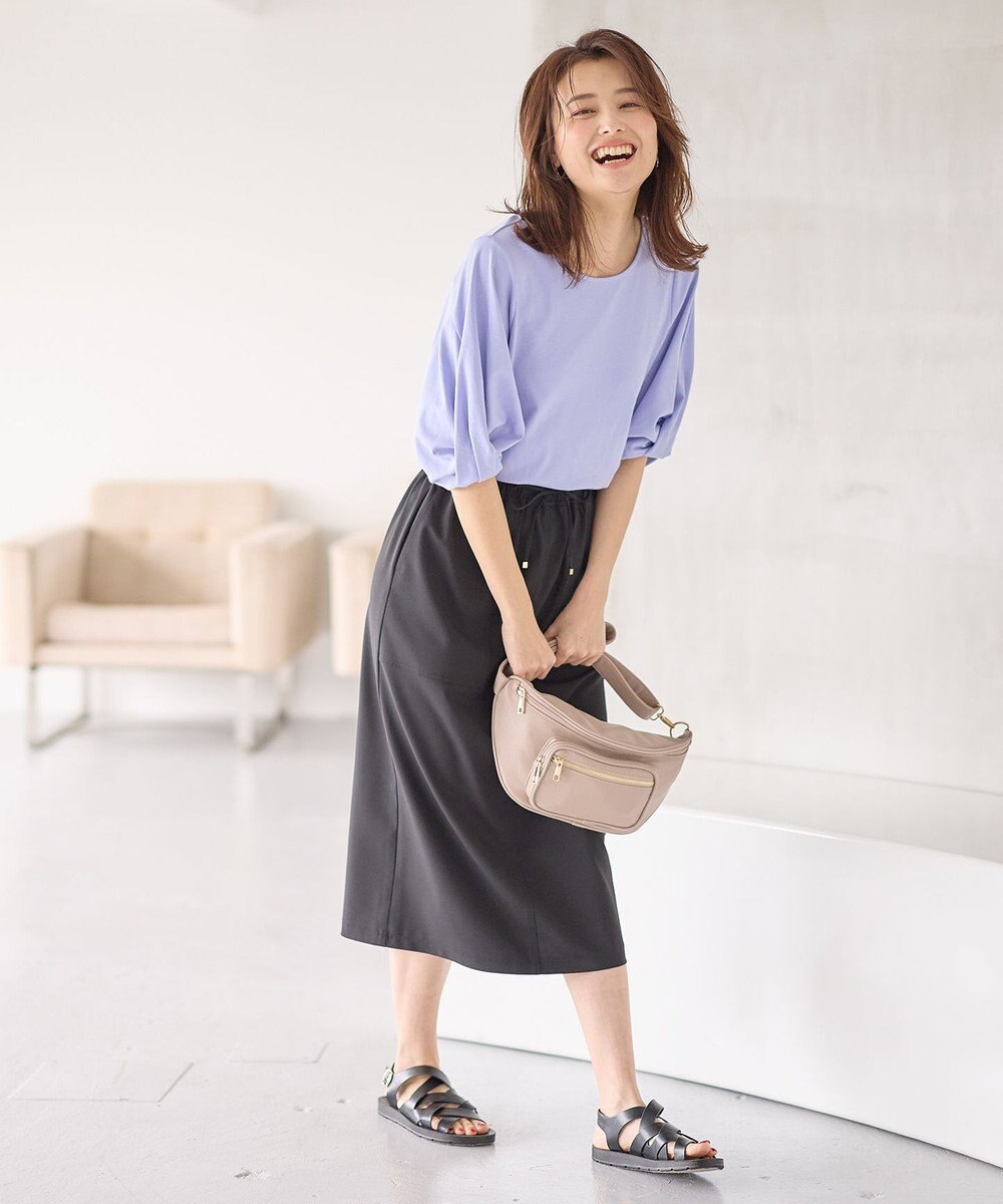 ANY シルケットスムース タックスリーブプルオーバー 