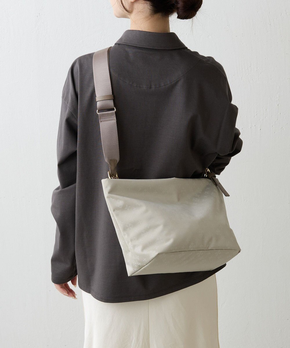 russet ナイロンジャガード2WAYワンハンドルトートバッグ(SF-268) 