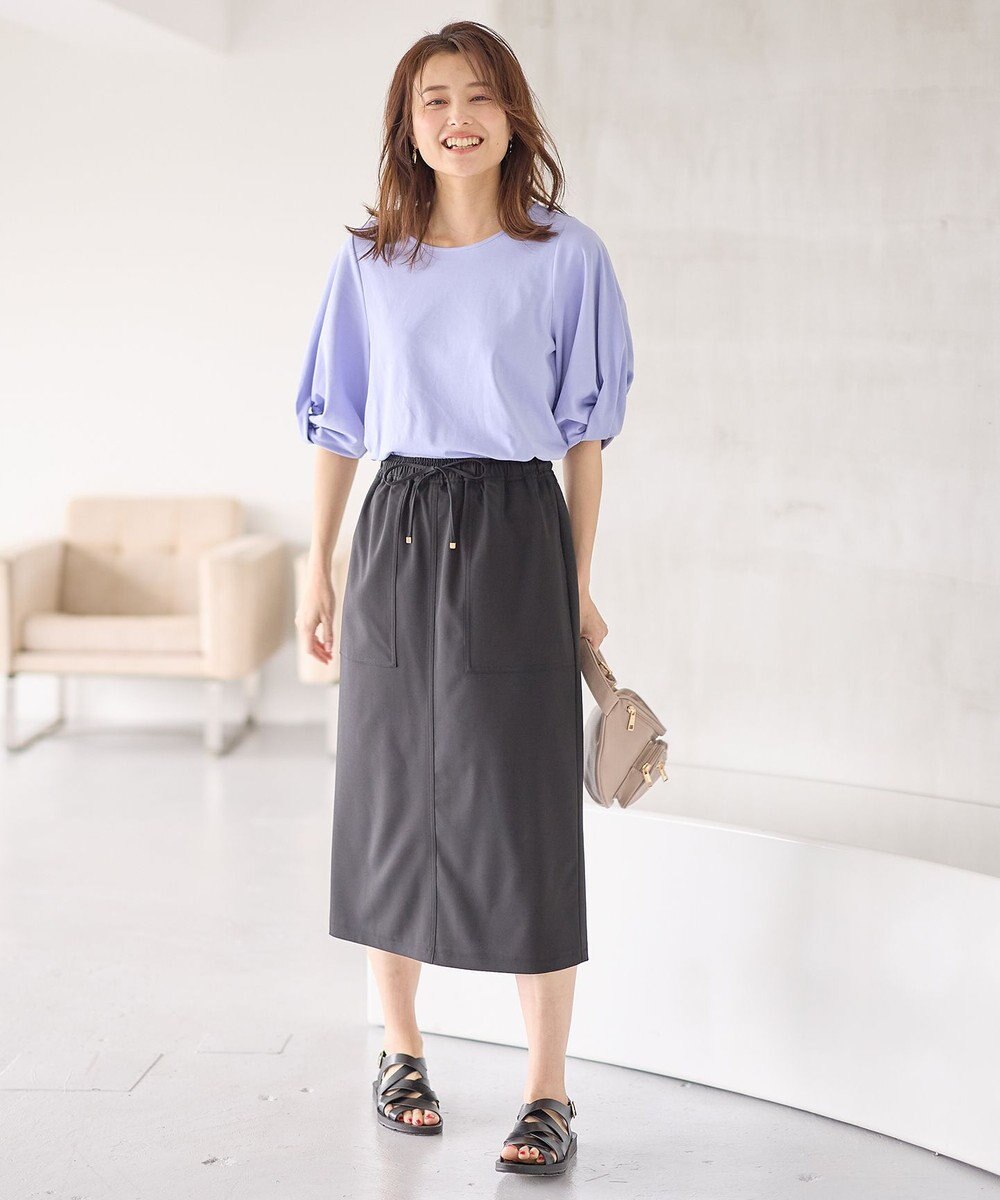 ANY シルケットスムース タックスリーブプルオーバー 