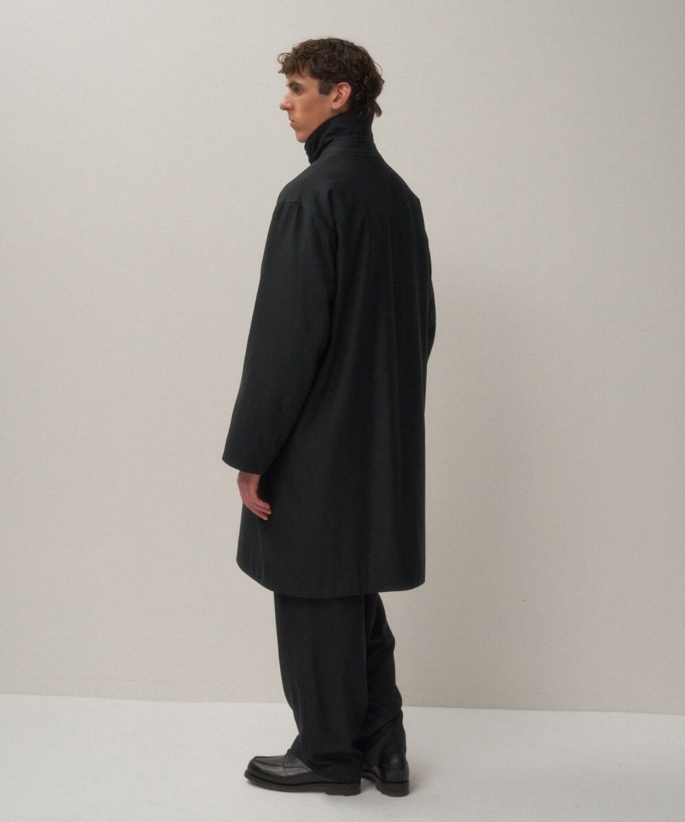 ATON NIDOM SILK | シルクパッドバルマカーンコート - UNISEX 