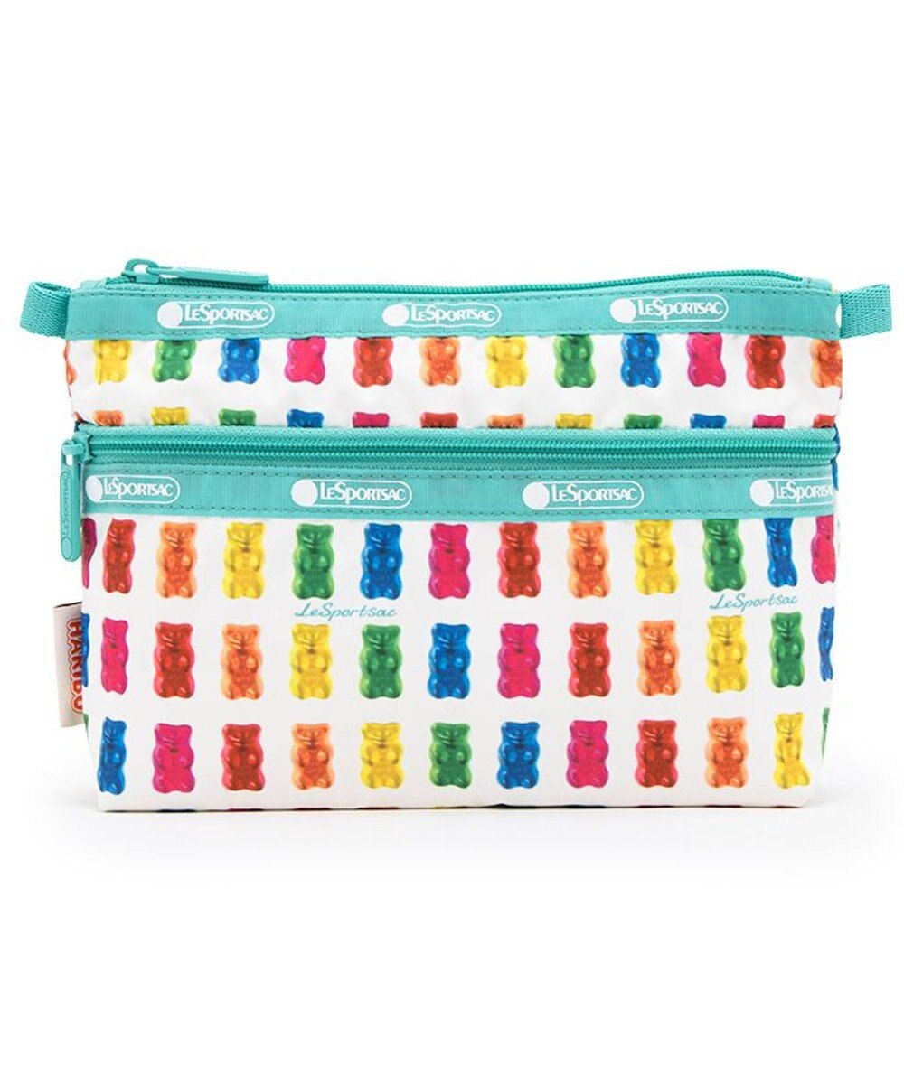 LeSportsac COSMETIC CLUTCH/ハリボーゴールドベアーズミント 