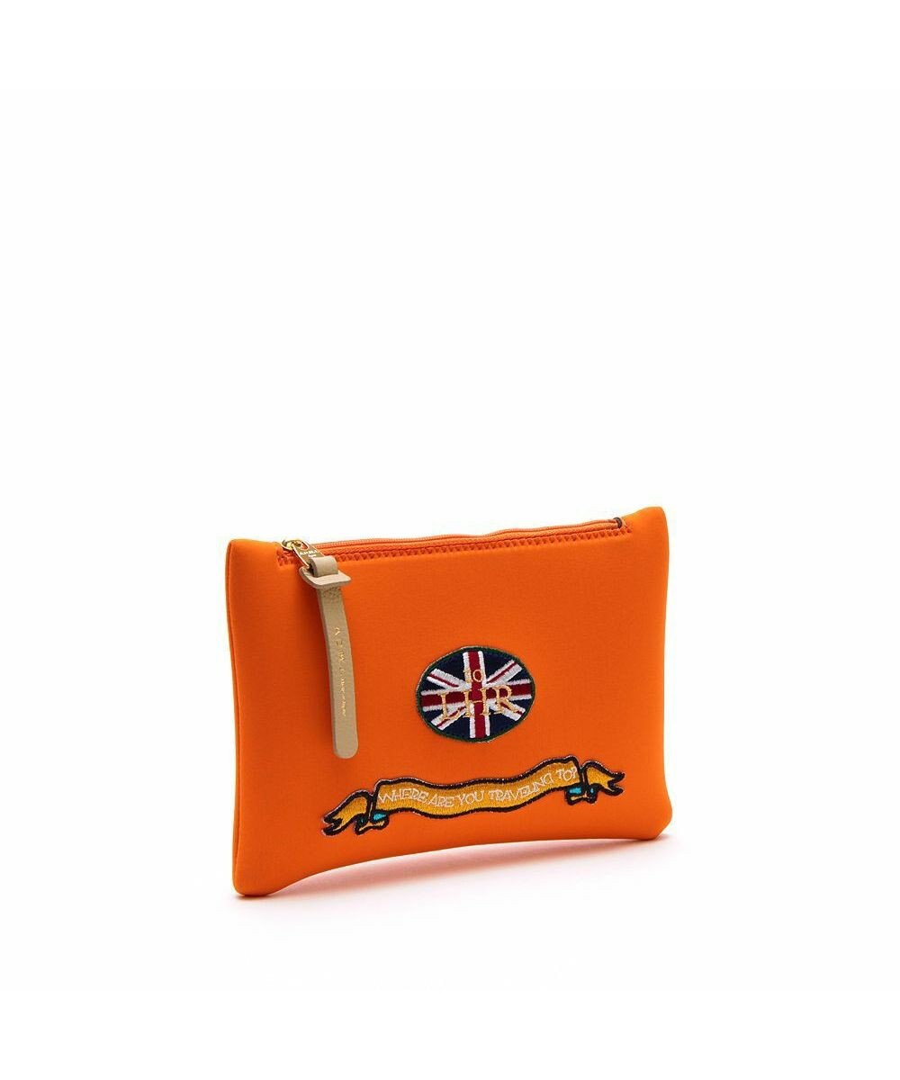 A.D.M.J. 【魔法の様に軽い】マジックライト/コード刺しゅうフラットポーチ2セット(S・LL) 