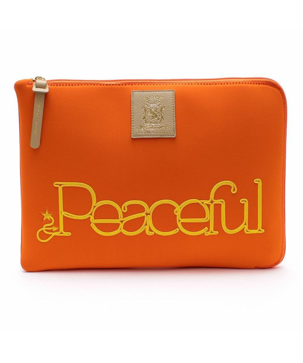 A.D.M.J. 【魔法の様に軽い】マジックライト/コード刺しゅうフラットポーチ2セット(S・LL) 