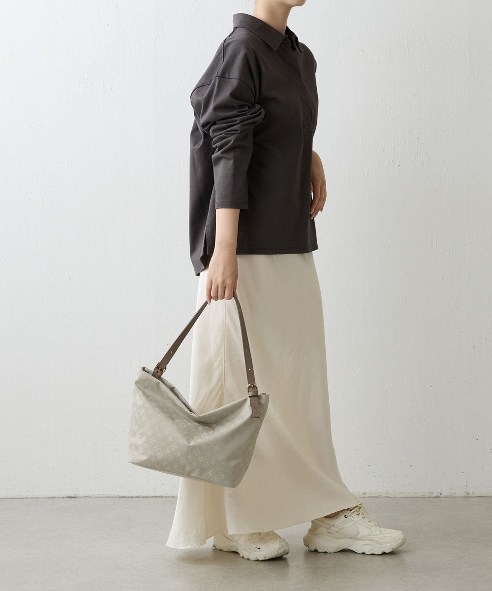 russet ナイロンジャガード2WAYワンハンドルトートバッグ(SF-268) 