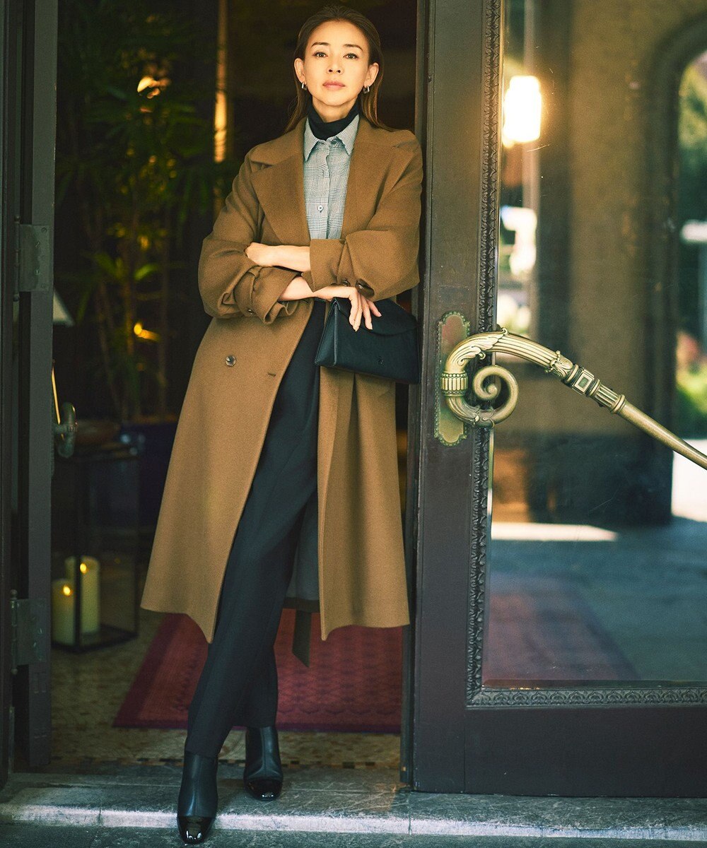 自由区 L 【SHIHOさん着用】TRスラブツイルテーパード パンツ 