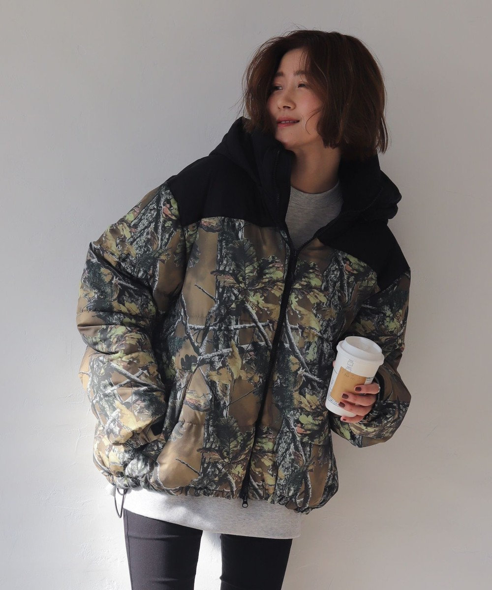 WEGO 【25年秋冬新作/ユニセックス着用ITEM/SMLサイズ展開】2WAYパファーブルゾン 