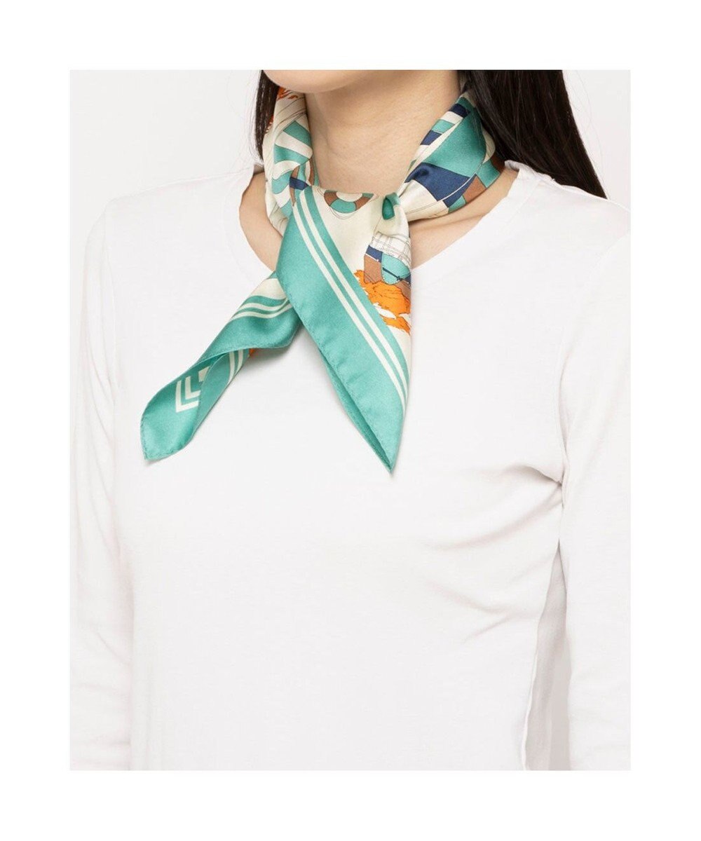 UNBILLION カカトゥ kakatoo / ヨット柄シルクスカーフ 