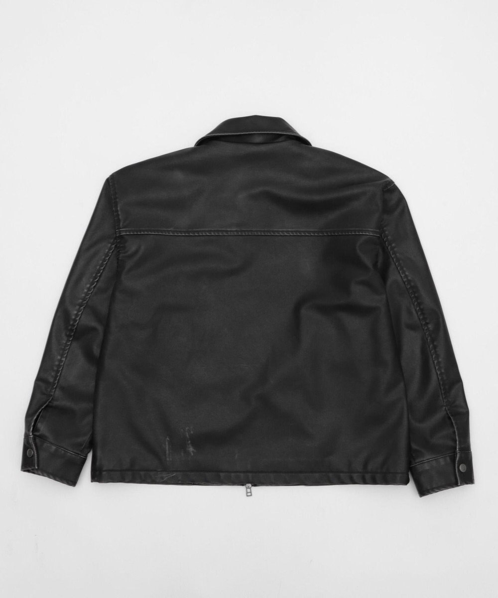 WEGO 【ユニセックス着用ITEM】MA55IVE　PUショートグラフィックブルゾン 