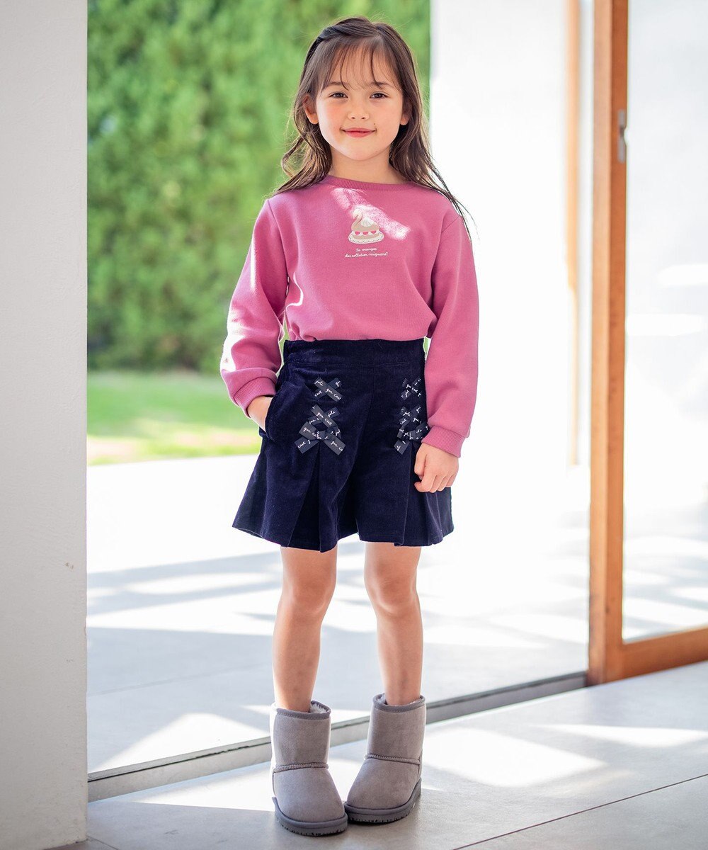 ANY KIDS 【春まで主役】アニマル発泡プリントトレーナー 