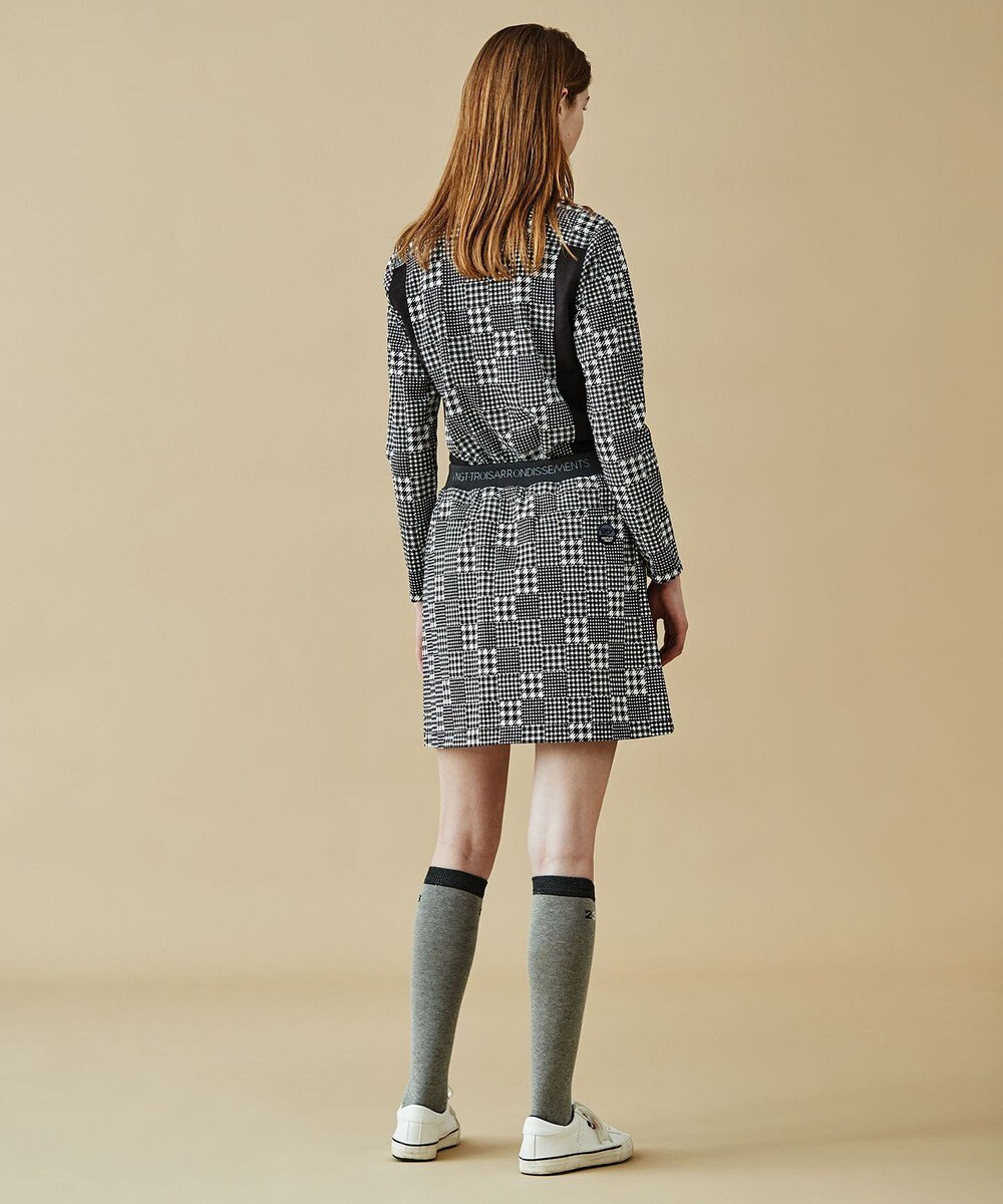 23区GOLF クラシカルで上品！【WOMEN】【ストレッチ・撥水】チェック柄 台形スカート 