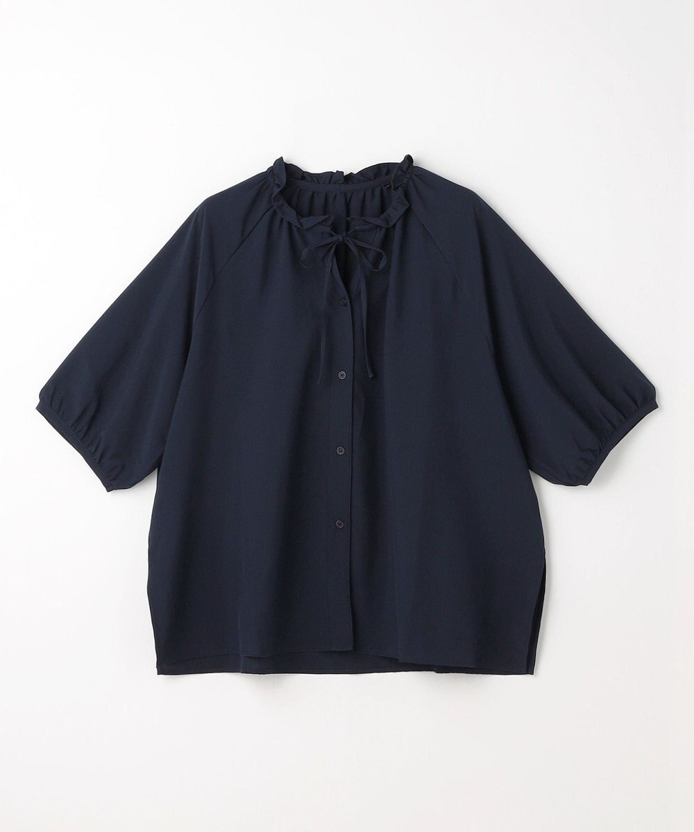 ANY 楽映えフリルネックブラウス（セットアップ着用可） 