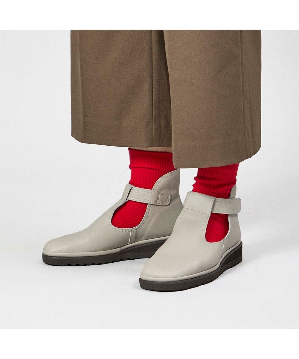 MODE ET JACOMO <D'ICI>ベルト付きサイドオープンブーツ 