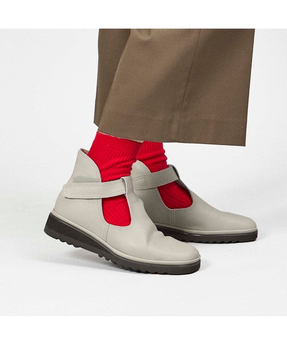 MODE ET JACOMO <D'ICI>ベルト付きサイドオープンブーツ 